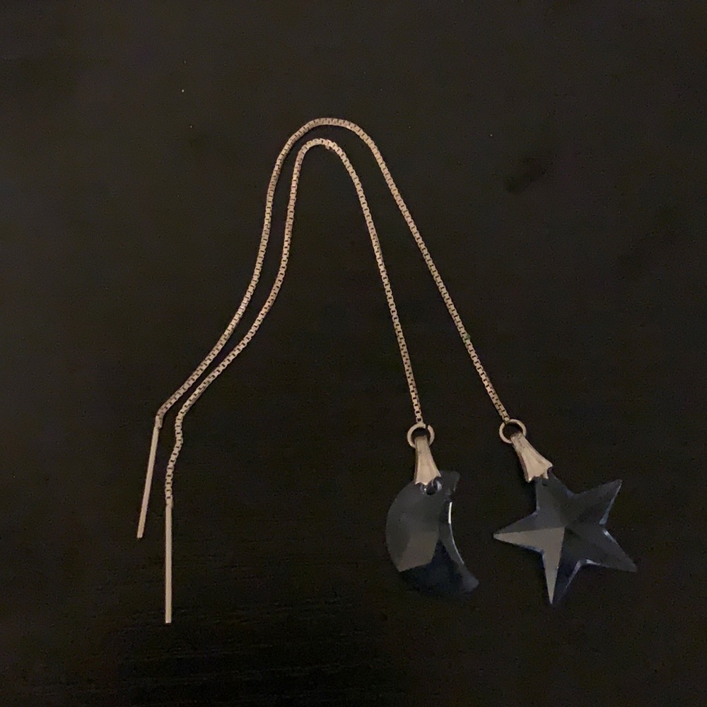 A Star and A Moon Earring